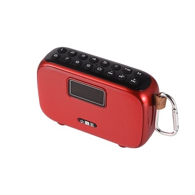 小霸王D98无线蓝牙音箱户外小音响选歌插卡插U盘调频收音机