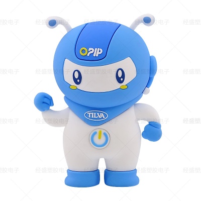 软胶异形卡通蓝牙音响定制创意3D立体吉祥物礼品可爱PVC公仔音箱