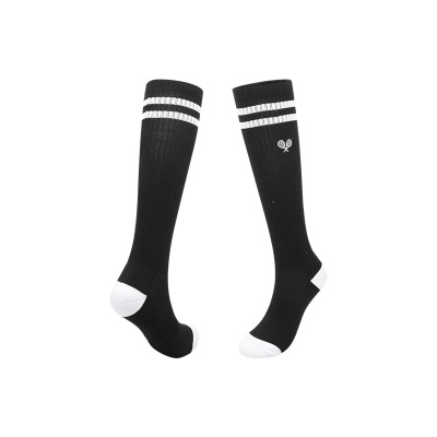 网球袜专业运动压力小腿袜子女夏季骑行袜跑步防滑户外登山长筒袜