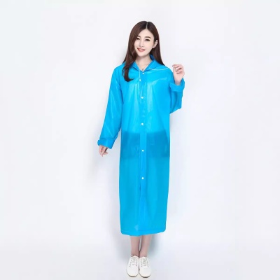 男女款EVA非一次性透明成人雨衣户外骑行电动车雨披斗篷厂家批发