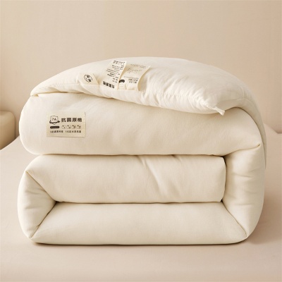 A类母婴级原棉大豆纤维被子抗菌水洗棉春秋被芯学生冬被礼品棉被