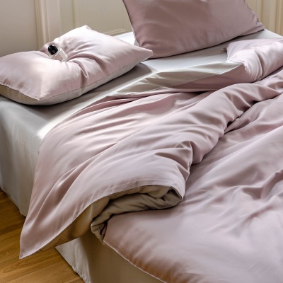 双面100支A类兰精天丝四件套 裸睡床单被套床笠夏季凉感床上用品9