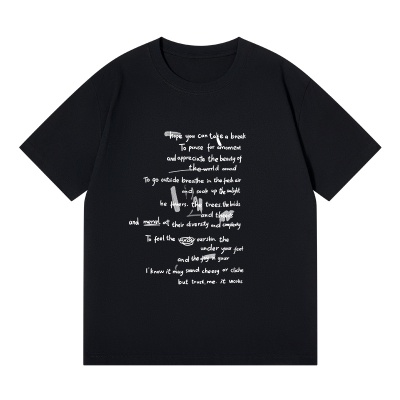 韩版纯棉字母印花短袖t恤女夏季宽松百搭学生ins风潮流上衣打底衫