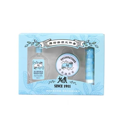 龙虎清凉防暑套装礼盒3件套夏季防暑礼盒工地慰问劳保团购