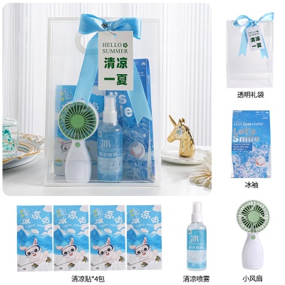 夏日防暑降温大礼包套装活动小礼品送员工夏季清凉礼盒团建伴手礼