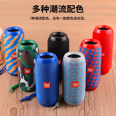 TG117蓝牙音箱便携式插卡小音箱tws串联双喇叭大音量蓝牙音箱批发