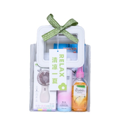 防暑降温礼品夏日清凉礼包风扇礼盒高温慰问员工团建实用礼品套装