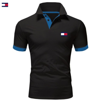 跨境男新款上市夏季男士t恤保罗男短袖上衣人气时尚流行polo衫