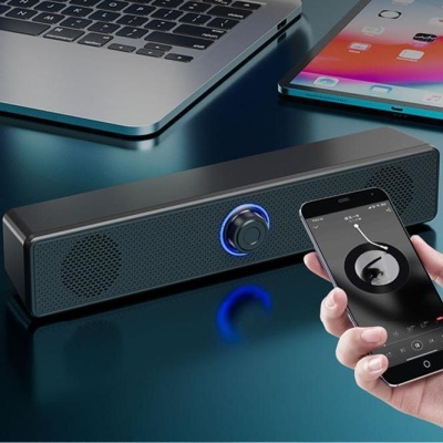 音响长方形有线蓝牙小音箱超重低音炮音响电脑台式无线蓝牙音箱