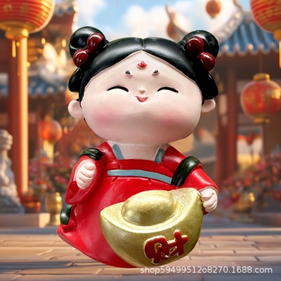 新款文创冰箱贴磁吸女生节日礼物国潮古风唐风家居装饰品原创古风