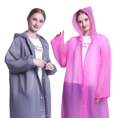 eva时尚雨衣全身加长防水 景区户外漂流骑行旅行便捷雨衣非一次性