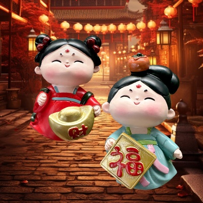 新款文创冰箱贴磁吸女生节日礼物国潮古风唐风家居装饰品原创古风