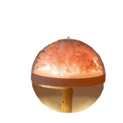 新品永生花加湿器USB迷你家用氛围灯卧室桌面雾化器 创意节日礼物