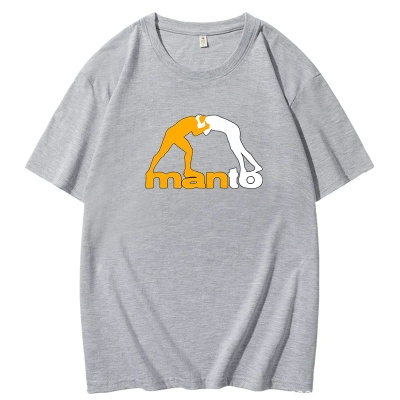 男士T恤夏季休闲男装舒适柔软涤纶面料速卖通亚马逊热销短袖