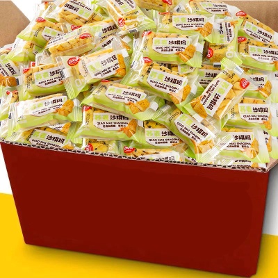 【超级划算】无添蔗糖荞麦沙琪玛苦荞麦五谷粗粮代餐早餐整箱批发