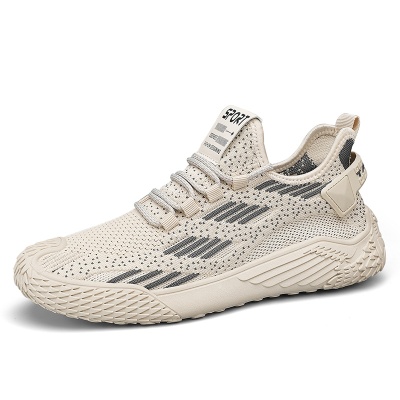 男鞋夏季透气网面网鞋休闲跑步男士增高黑色户外运动潮鞋一件代发