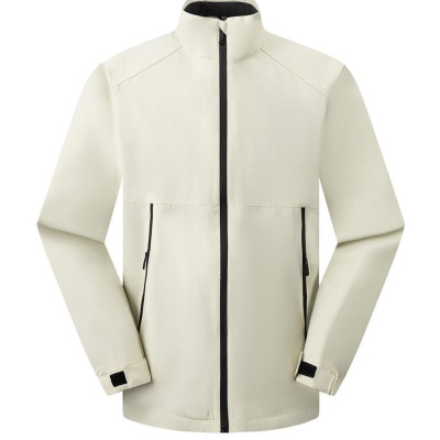 薄款冲锋衣户外防水防风登山服单层休闲外套纯色工作服定 制logo