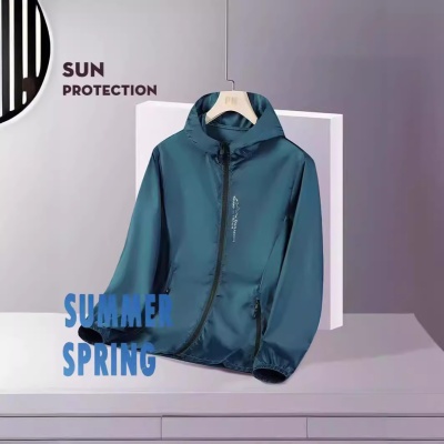 防晒衣男士夏季新款透气冰丝防紫外线户外钓鱼防晒服外套防嗮