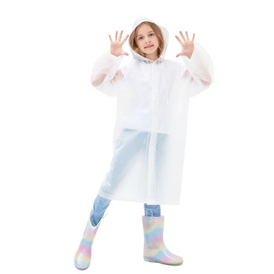 非一次性EVA中小学生儿童雨衣防爆雨便捷式户外骑行徒步旅游雨披