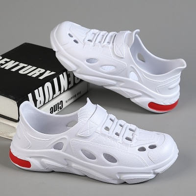 洞洞鞋男夏季外穿防臭防滑厚底运动涉水户外全包漂流沙滩椰子凉鞋