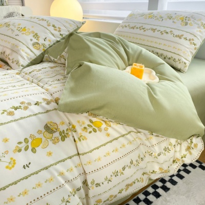 新款卡通床上用品四件套床单被套三件套单人双人学生宿舍寝室