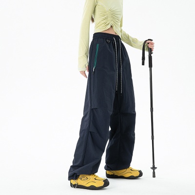 杰克传洋轻量化户外速干休闲裤男女青年美式工装弯刀裤伞兵运动裤