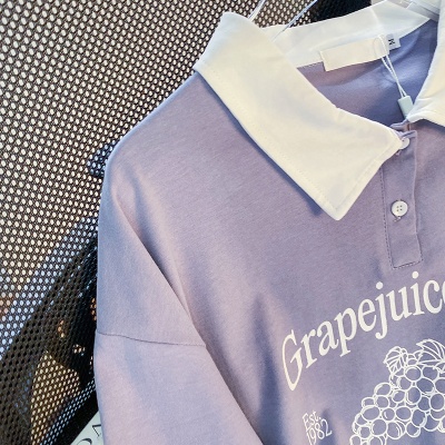 学院风时尚2025韩版短袖新款T恤女夏季宽松显瘦减潮流上衣女装