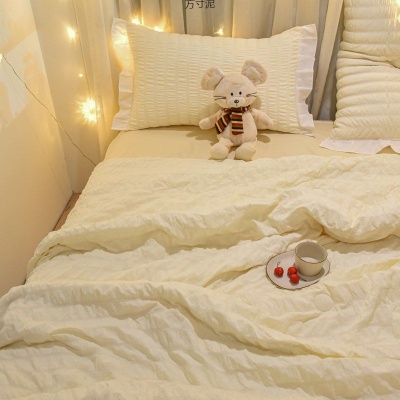 公主风夏凉被床裙款夏被四件套学生宿舍单人薄被子空调被三件套厂