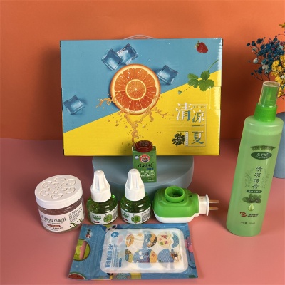 清凉一夏礼盒套装夏日防晒驱蚊防暑大礼包夏季实用伴手礼礼品批发