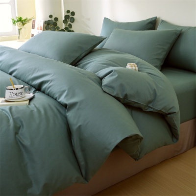 批发100全棉四件套a类母婴级新疆棉纯棉被套被罩床单床笠床上用品