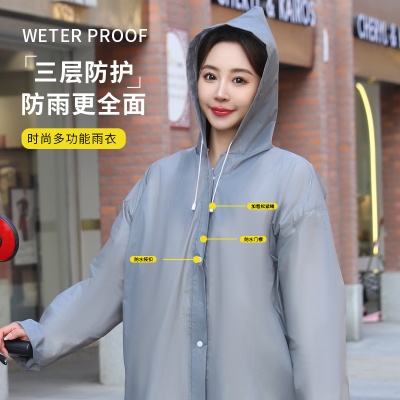 非一次性雨衣长款全身防暴雨服男女款加厚成人户外便携式骑行雨披