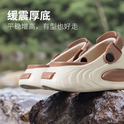 司机开车拖鞋男士2025新款夏季户外防滑溯溪沙滩凉鞋男款外穿