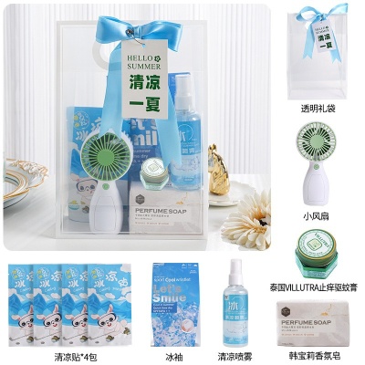夏日防暑降温大礼包套装活动小礼品送员工夏季清凉礼盒团建伴手礼