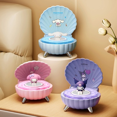 2024新款三丽鸥蓝牙音响 usb充电便携户外桌面家用贝壳小型音响