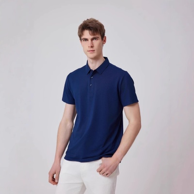 厂家高端定做刺绣印logo工作服短袖企业活动文化衫定制翻领polo衫