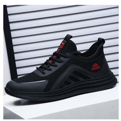 2024新款男鞋低帮跨境软底运动鞋时尚潮流百搭休闲鞋户外徒步鞋子