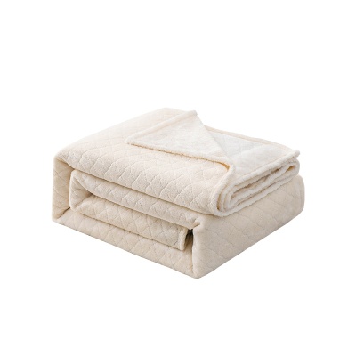 厂家供应跨境法兰绒毛毯法兰绒提花毯珊瑚绒毯子礼品办公室午休毯