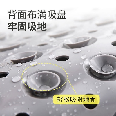 新款TPE酒店浴缸浴室防滑垫 家用淋浴房洗澡隔水按摩脚垫吸盘地垫