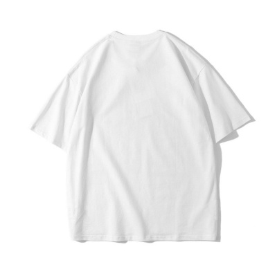 工厂定制夏季港风男装卡通套头短袖青春流行圆领来样加工男式T恤