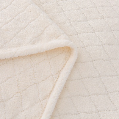 厂家供应跨境法兰绒毛毯法兰绒提花毯珊瑚绒毯子礼品办公室午休毯