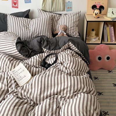 秋冬床上四件套2025新款被套床单宿舍单人三件套被罩亲肤云朵棉