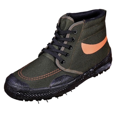 防刺穿高帮解放鞋男高邦胶鞋防滑耐磨建筑工地工作登山电焊防护鞋