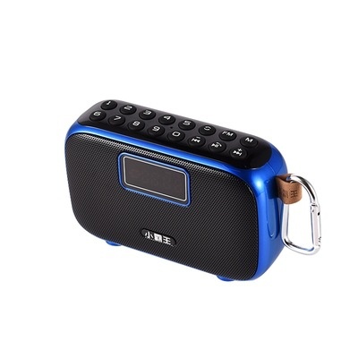 小霸王D98无线蓝牙音箱户外小音响选歌插卡插U盘调频收音机