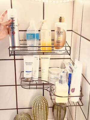 创意家居生活日用品小百货厨房卫生间墙角置物架用具物品收安金