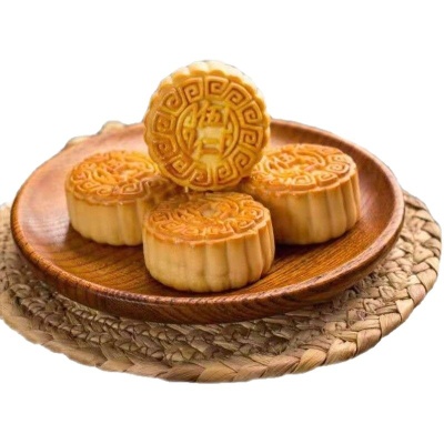 无蔗糖木糖醇五仁黑芝麻糖友人零食月饼中老年儿童代餐饱腹零食