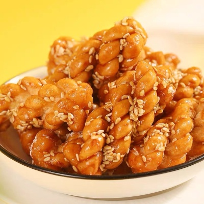 四川黄老五小麻花500g网红手工香酥麻花休闲零食小吃葱香怪味批发