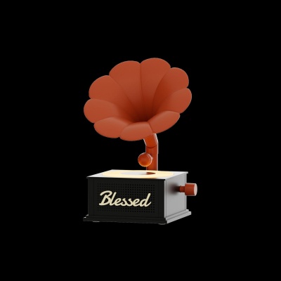 新款复古蓝牙音箱小型麦克风音响高音质迷你幸运留声机无线低音炮