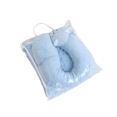 宝宝豆豆毯婴儿安抚毯子枕头套装儿童双层盖毯空调被新生儿盖毯