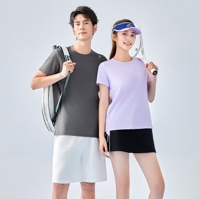 【冰感+防晒】夏季速干冰丝短袖男女户外休闲健身跑步T恤上衣5301