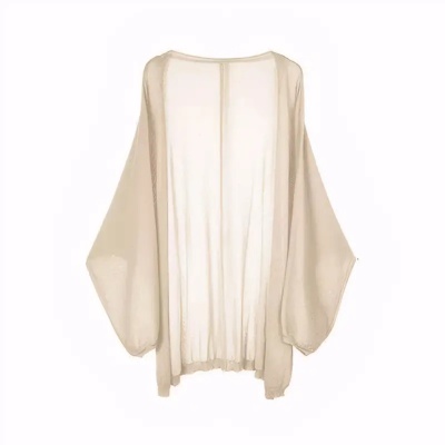 长袖女针织衫春季时尚防晒夏季韩版宽松空调罩衫薄款气质女装开衫